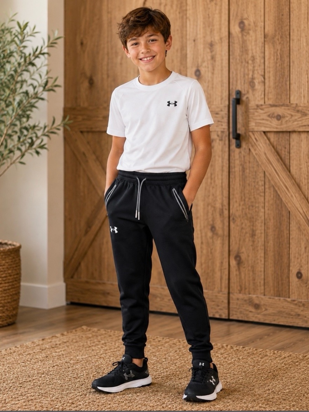 Under Armour Youth Black Sweatpants